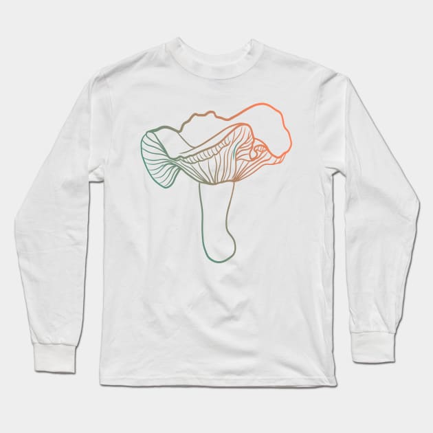 Mushroom Long Sleeve T-Shirt by little osaka shop